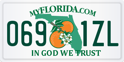 FL license plate 0691ZL