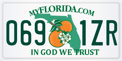 FL license plate 0691ZR