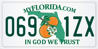 FL license plate 0691ZX