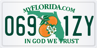 FL license plate 0691ZY