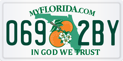 FL license plate 0692BY