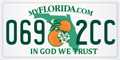 FL license plate 0692CC