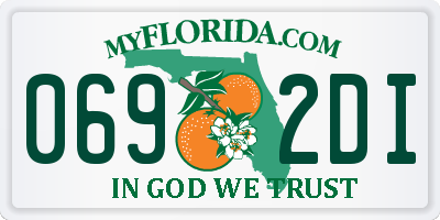 FL license plate 0692DI