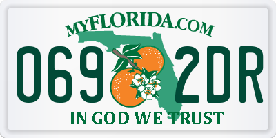 FL license plate 0692DR