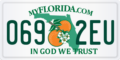 FL license plate 0692EU