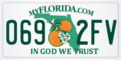 FL license plate 0692FV