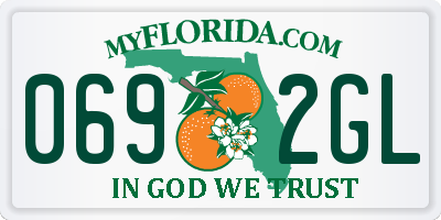 FL license plate 0692GL