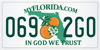 FL license plate 0692GO