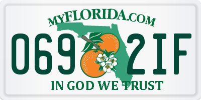 FL license plate 0692IF