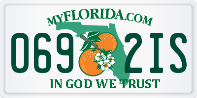 FL license plate 0692IS
