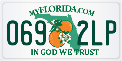 FL license plate 0692LP