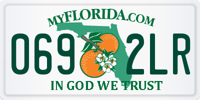 FL license plate 0692LR