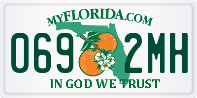 FL license plate 0692MH