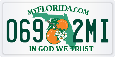 FL license plate 0692MI
