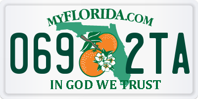 FL license plate 0692TA