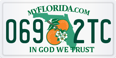 FL license plate 0692TC