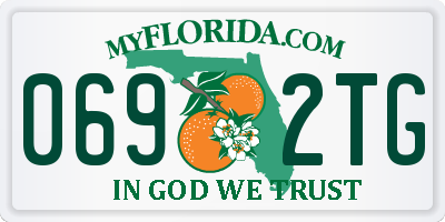 FL license plate 0692TG