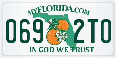 FL license plate 0692TO
