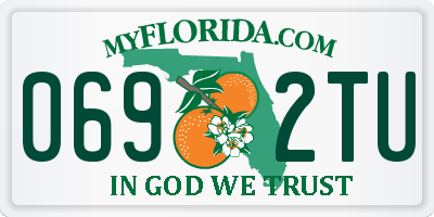 FL license plate 0692TU