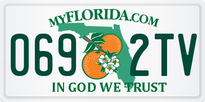 FL license plate 0692TV