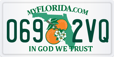 FL license plate 0692VQ