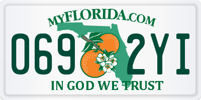 FL license plate 0692YI