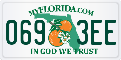 FL license plate 0693EE