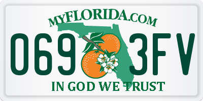 FL license plate 0693FV