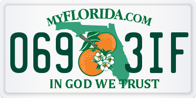 FL license plate 0693IF