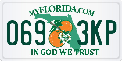 FL license plate 0693KP