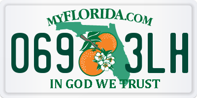 FL license plate 0693LH