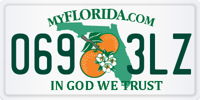 FL license plate 0693LZ