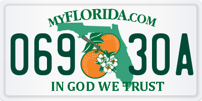 FL license plate 0693OA