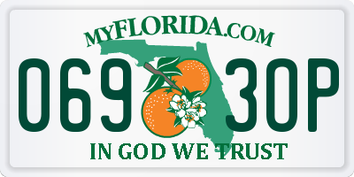 FL license plate 0693OP