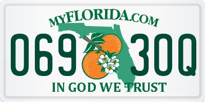 FL license plate 0693OQ