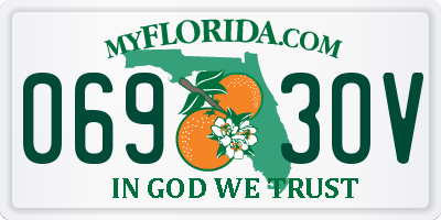 FL license plate 0693OV