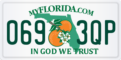 FL license plate 0693QP