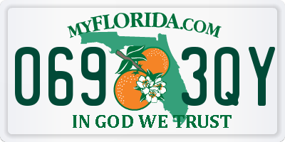 FL license plate 0693QY