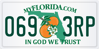 FL license plate 0693RP