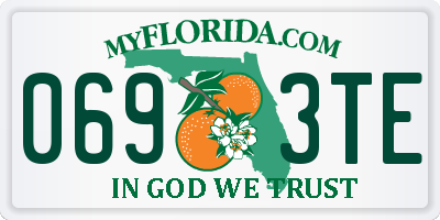 FL license plate 0693TE