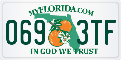 FL license plate 0693TF