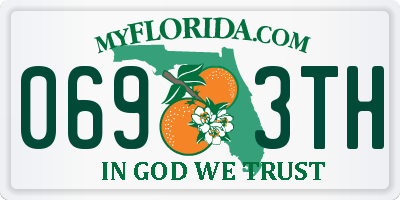 FL license plate 0693TH