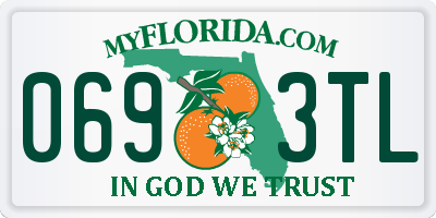 FL license plate 0693TL