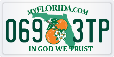FL license plate 0693TP