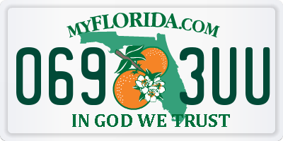 FL license plate 0693UU
