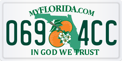 FL license plate 0694CC