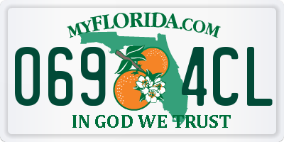 FL license plate 0694CL
