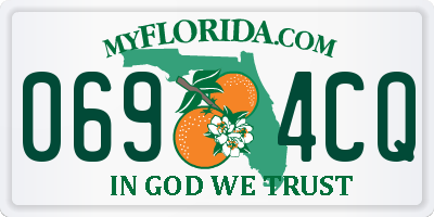 FL license plate 0694CQ