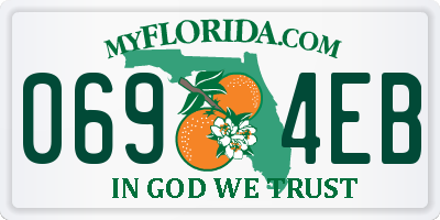 FL license plate 0694EB