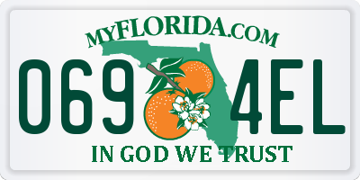 FL license plate 0694EL